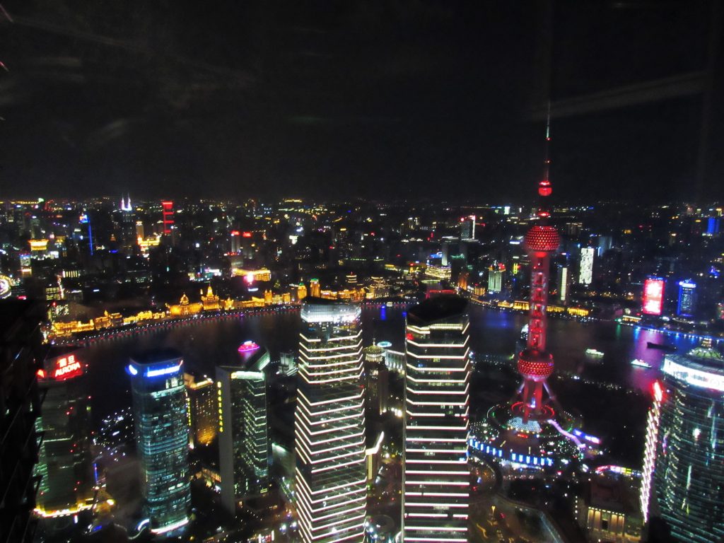 uitzicht over Shanghai